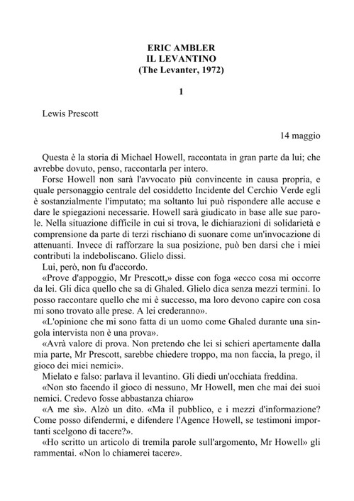 Il levantino