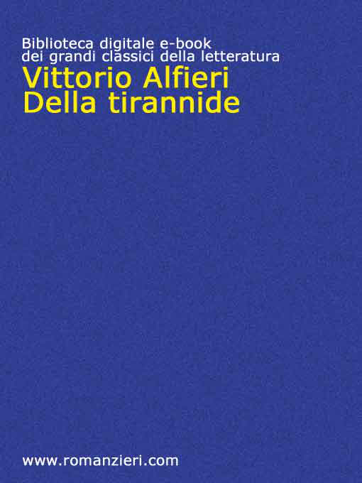 Della tirannide