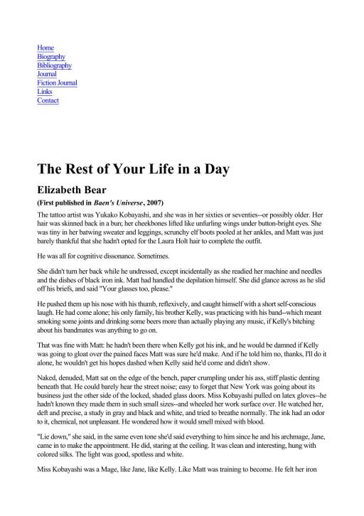 The Rest of Your Life in a Day