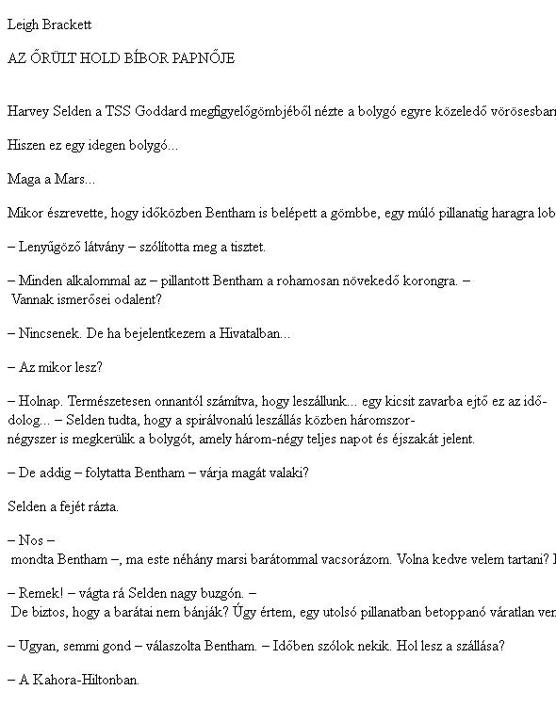 Az őrült hold bíbor papnője