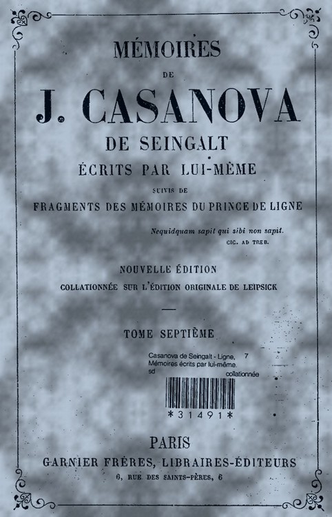 Mémoires de Casanova - tome 7