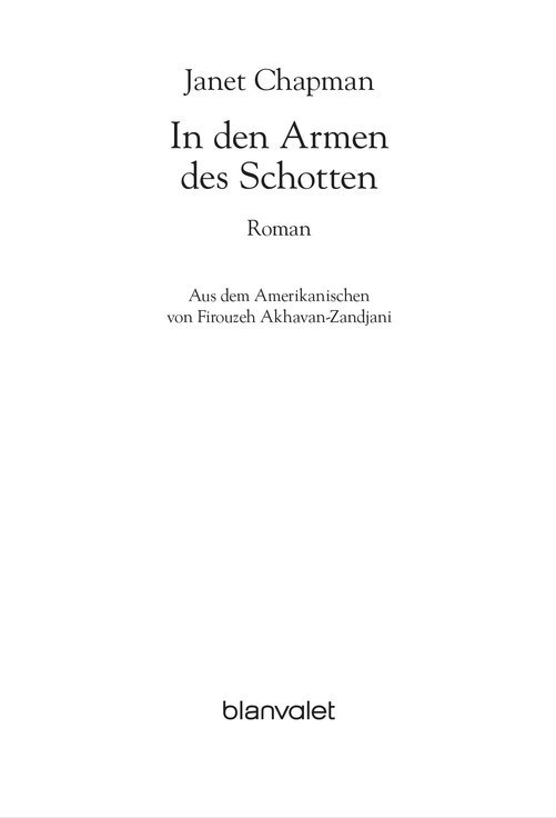 In den Armen des Schotten