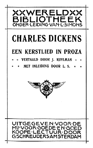 A Christmas carol. Dutch