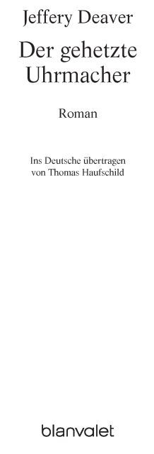 Gehetzte Uhrmacher