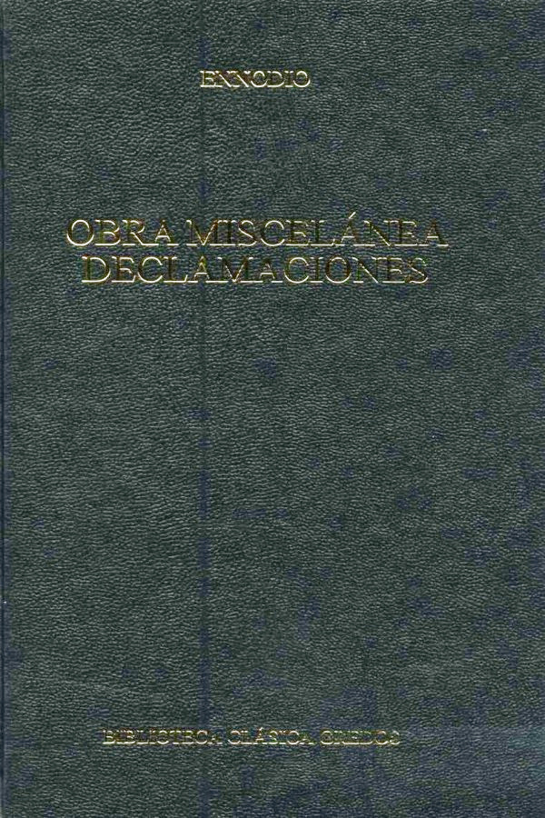 Obra miscelánea. Declamaciones