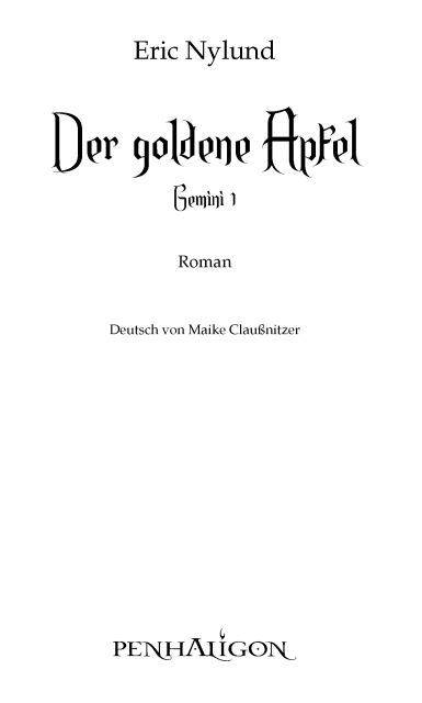 Gemini - Der goldene Apfel - Nylund, E: Gemini - Der goldene Apfel - Mortal Coils