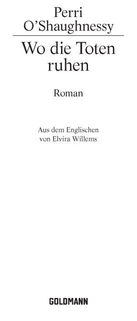 Wo die Toten ruhen - Psychothriller