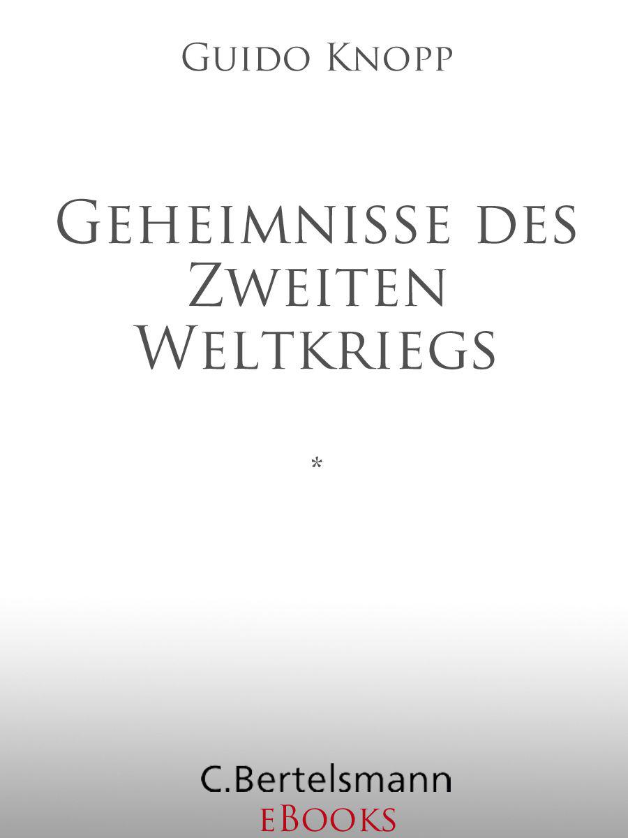 Geheimnisse des Zweiten Weltkriegs
