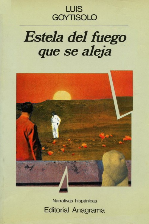 Estela del fuego que se aleja