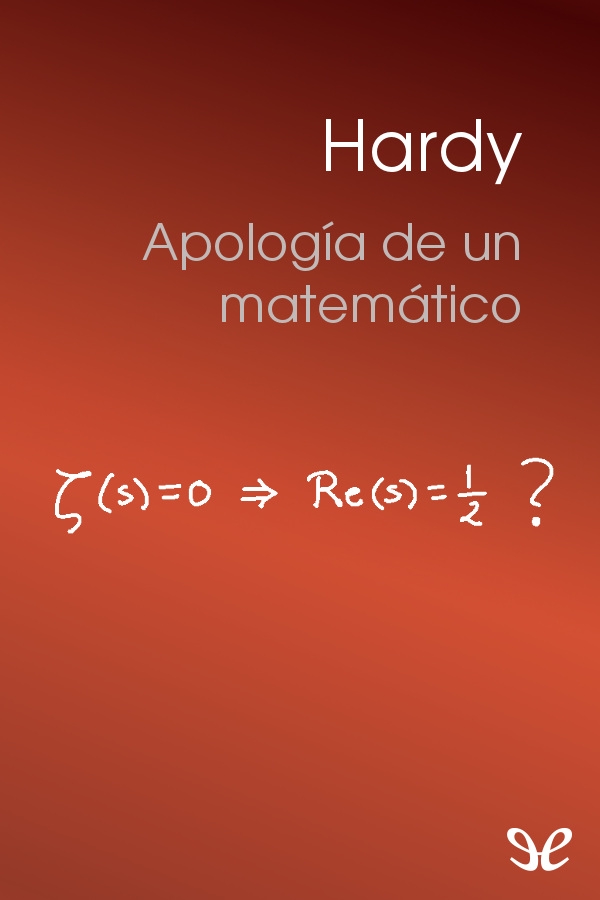 Apología de un matemático