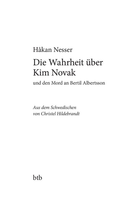 Die Wahrheit über Kim Novak und den Mord an Berra Albertsson
