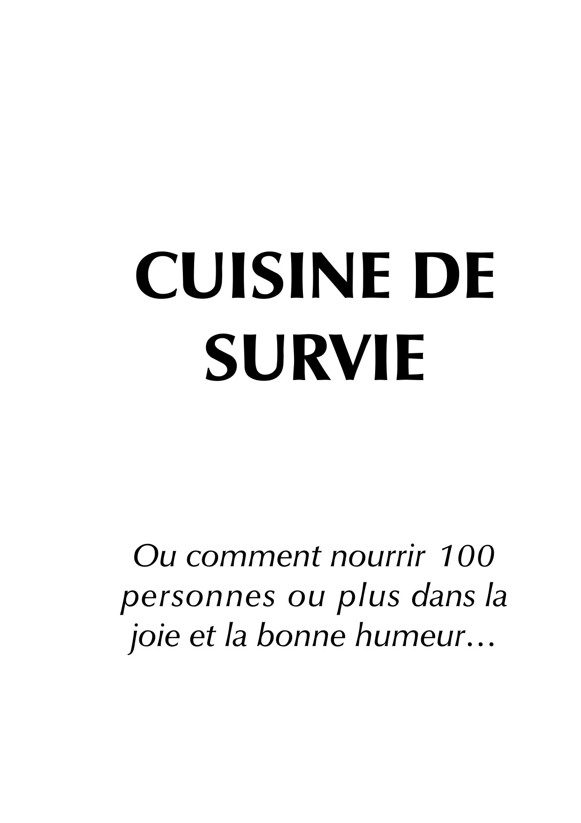 Cuisine de survie
