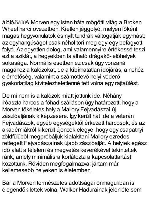 Mallory Fejvadászai kiképzés