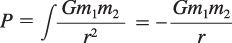 Potentielle Energie der Gravitation