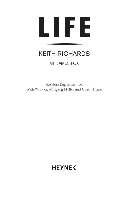 Life - Richards, K: Life - Life