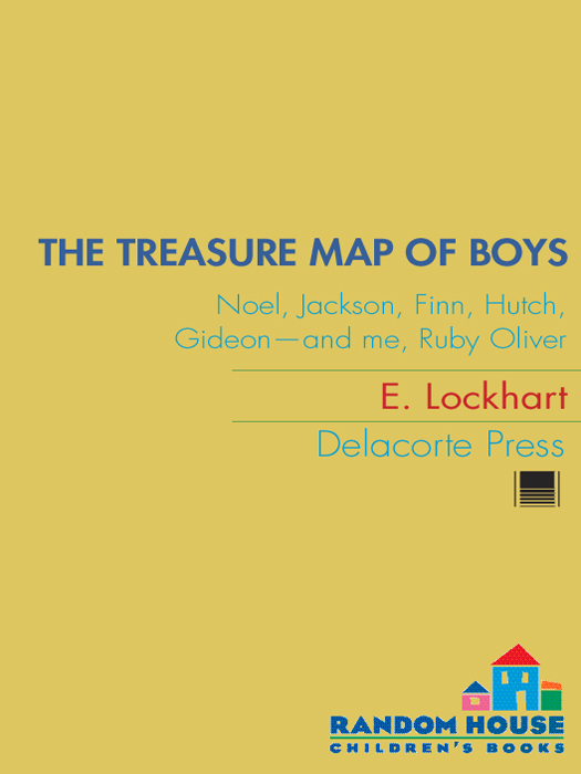 The Treasure Map of Boys: Noel, Jackson, Finn, Hutch, Gideon—and Me, Ruby Oliver