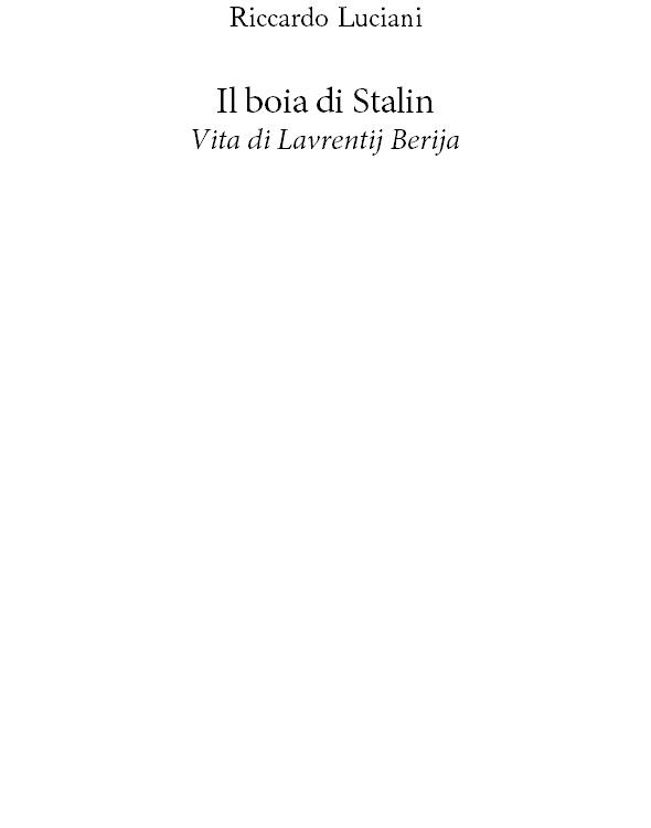 Il boia di Stalin
