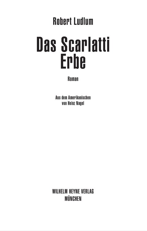 Das Scarlatti-Erbe - Ludlum, R: Scarlatti-Erbe