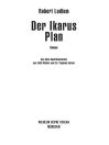 Der Ikarus-Plan - Ludlum, R: Ikarus-Plan