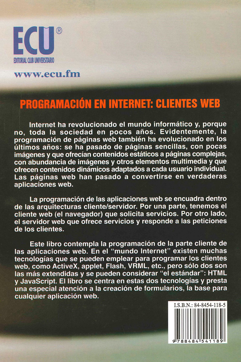 Programación en Internet: Clientes Web