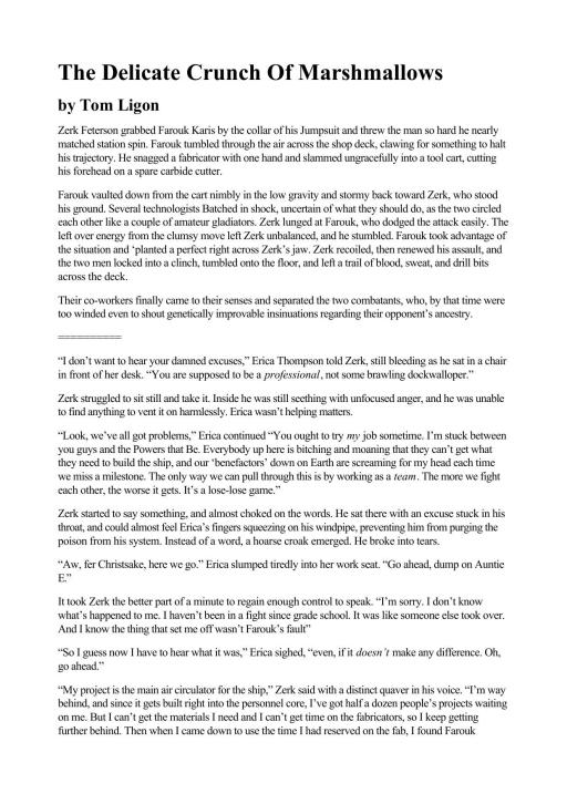 The Delicate Crunch of Marshmallows