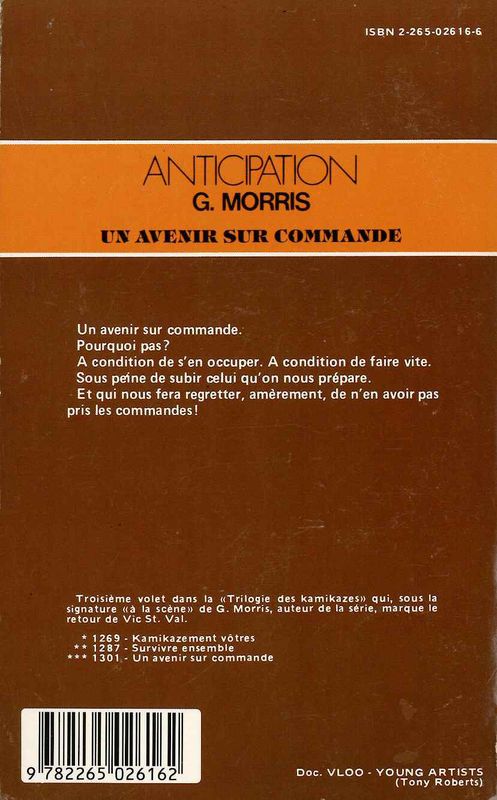 FNA 1301 - Un avenir sur commande - Gilles Morris