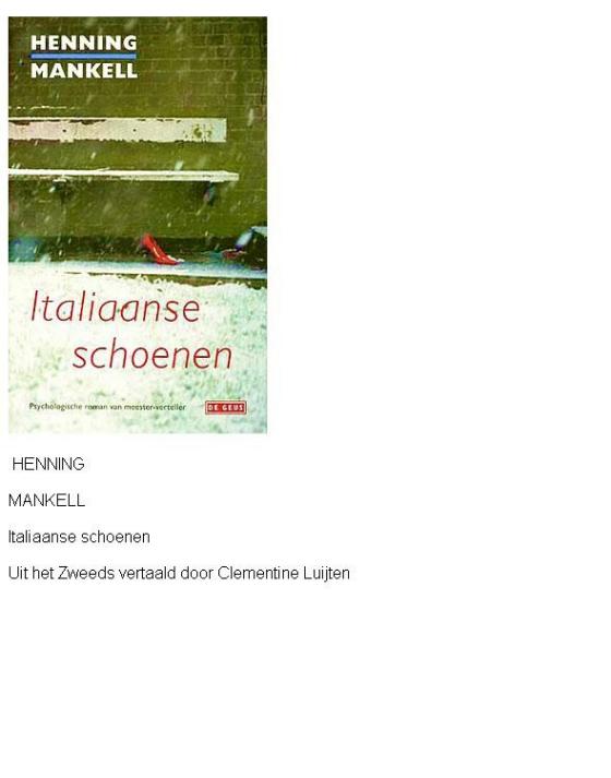 Italiaanse schoenen