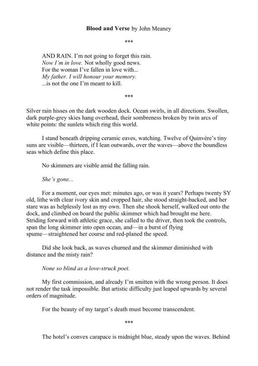 Blood and Verse