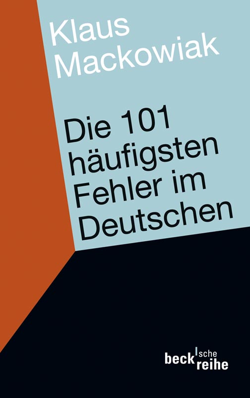 Die 101 haeufigsten Fehler im Deutschen