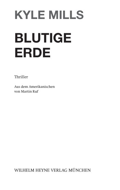 Blutige Erde Thriller 