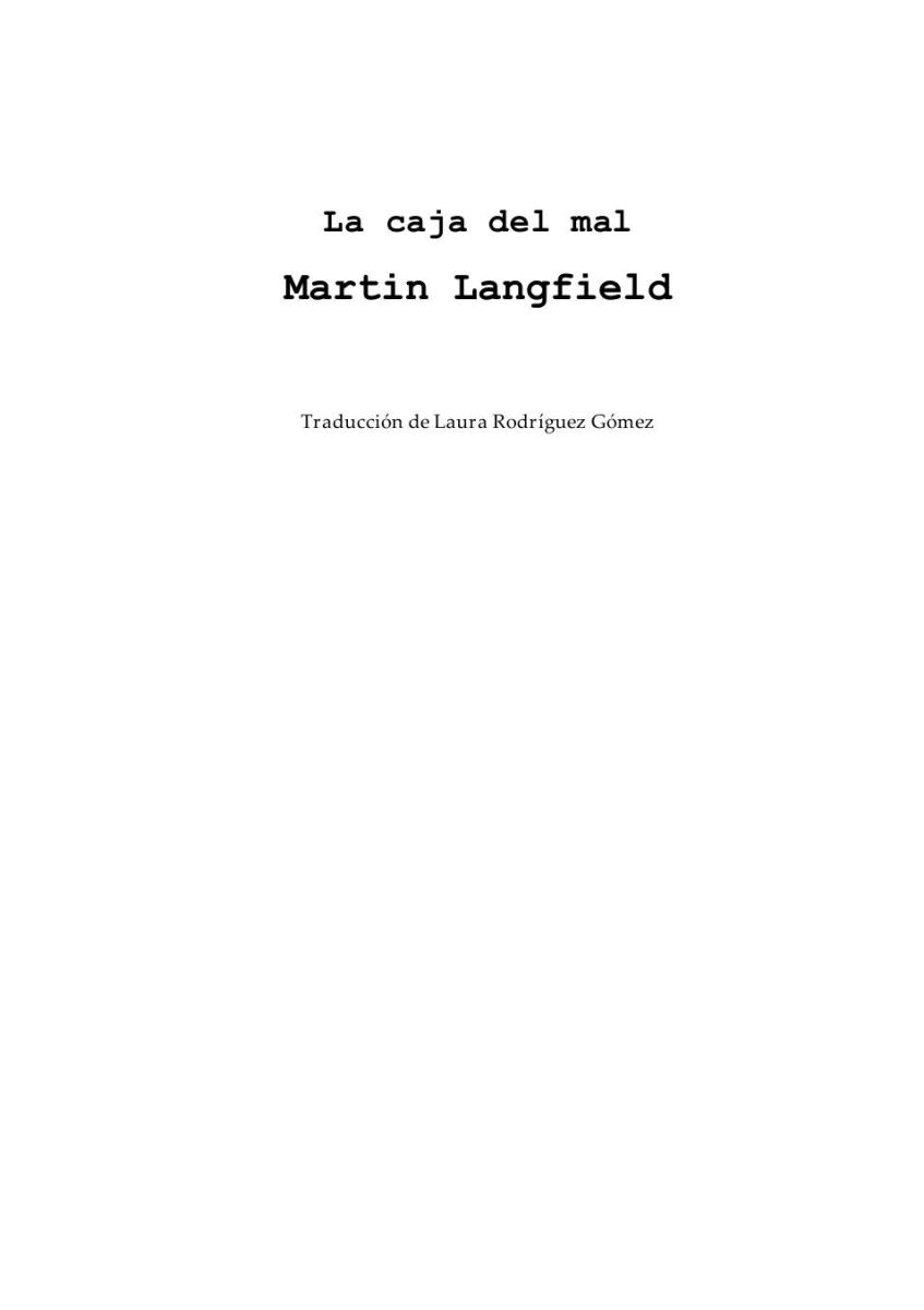 La caja del mal