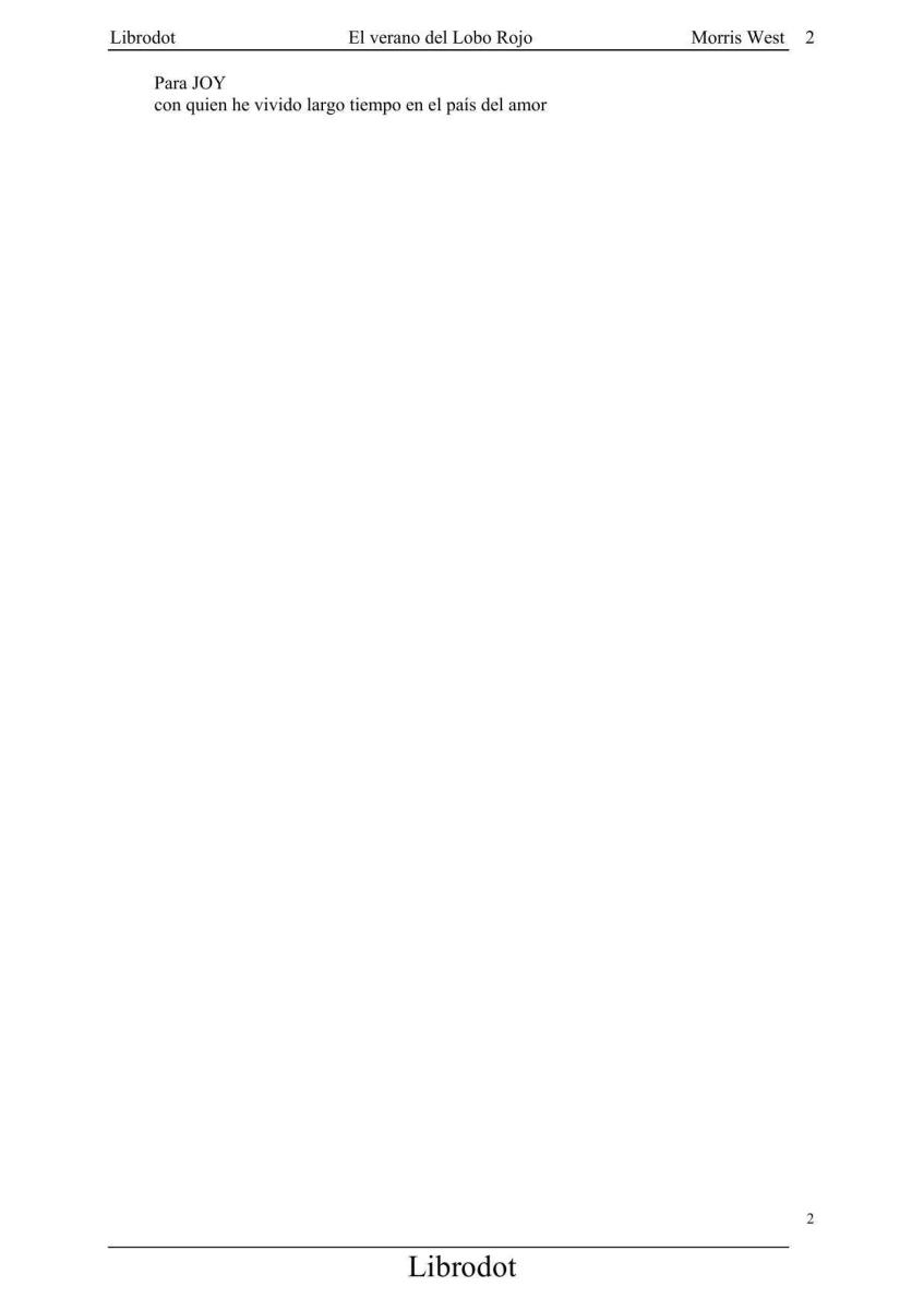 El verano del Lobo Rojo