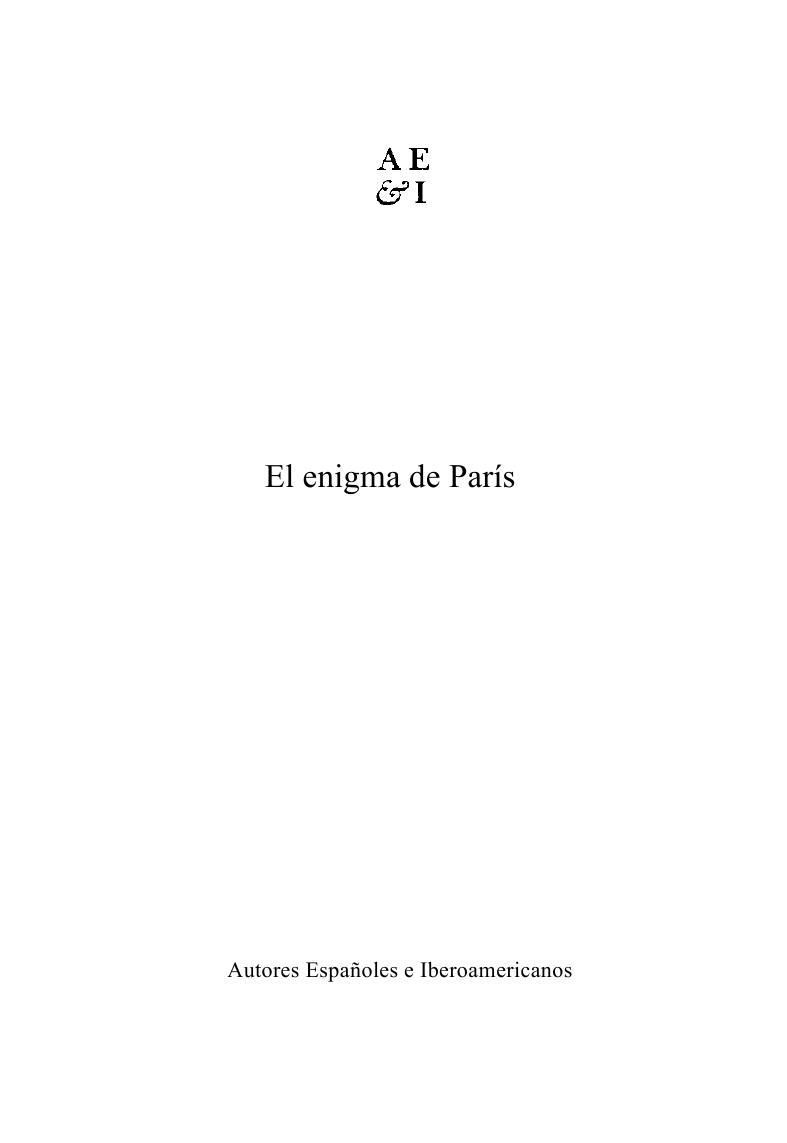 El Enigma de París