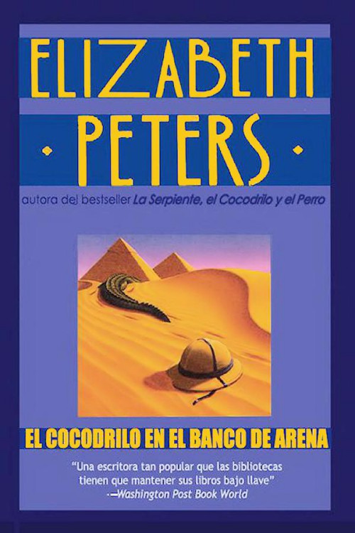 El cocodrilo en el banco de arena