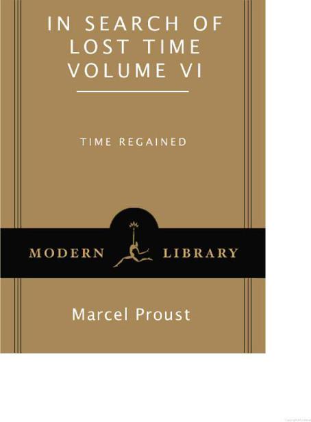 In Search of Lost Time, Volume VI