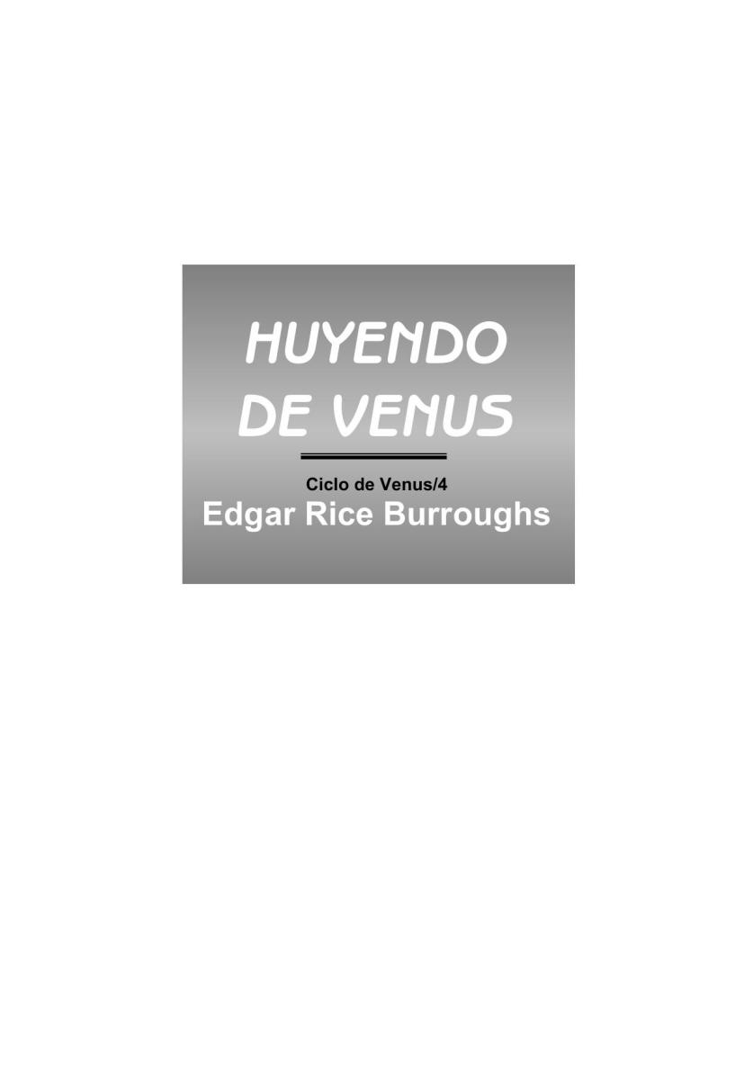 Huyendo de Venus