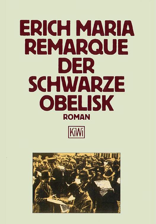 Der schwarze Obelisk. Geschichte einer verspäteten Jugend