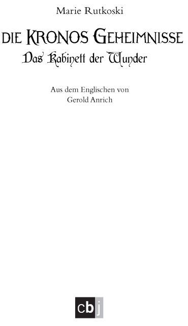 Das Kabinett der Wunder