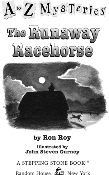 A to Z Mysteries: The Runaway Racehorse
