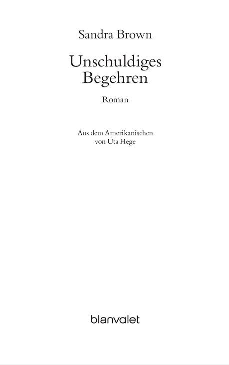 Unschuldiges Begehren