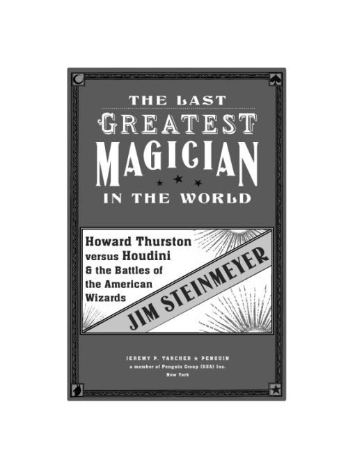 The Last Greatest Magician in the World