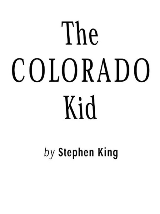 Colorado Kid