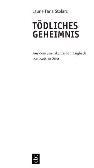 Toedliches Geheimnis