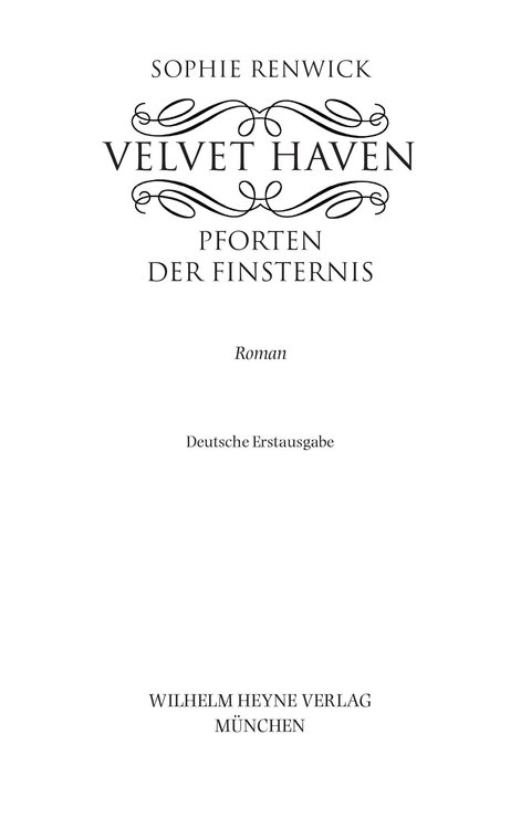 Velvet Haven - Pforten der Finsternis - Renwick, S: Velvet Haven - Pforten der Finsternis - Mists of Velvet - The Immortals of Annwyn Book Two