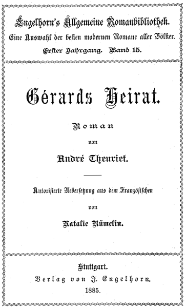 Gérards Heirat