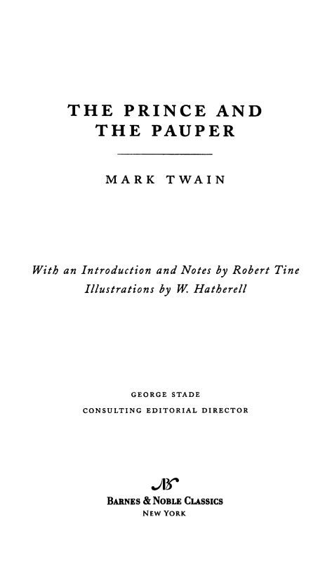 Prince and the Pauper