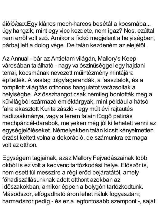 Mallory Fejvadászai Párbaj