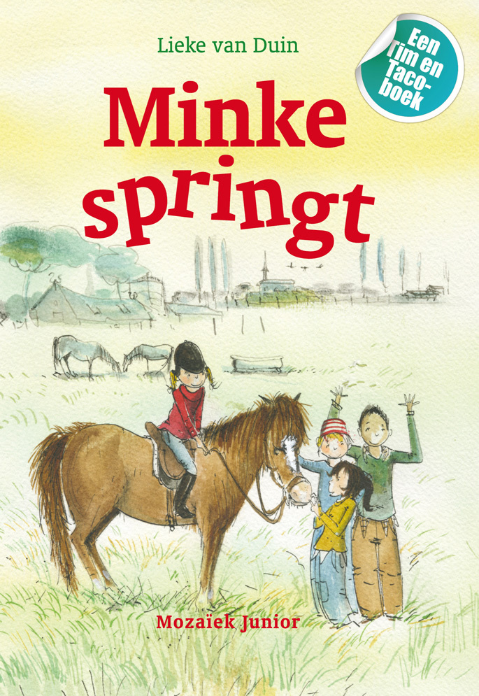 Minke springt