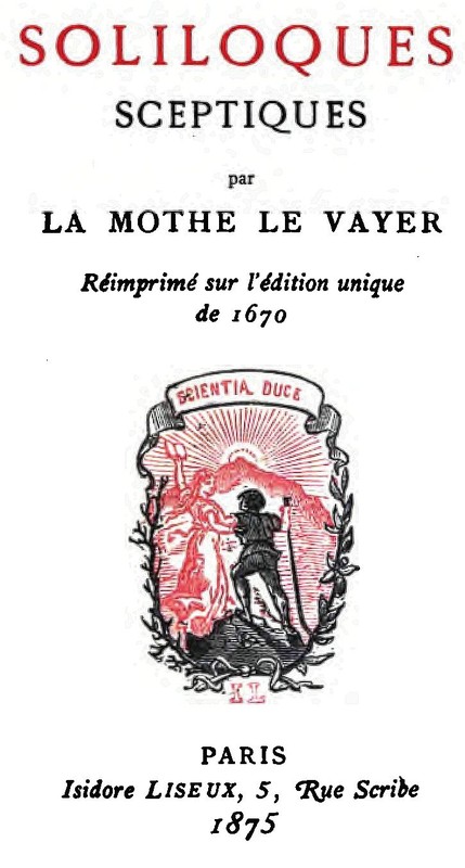 Soliloques sceptiques