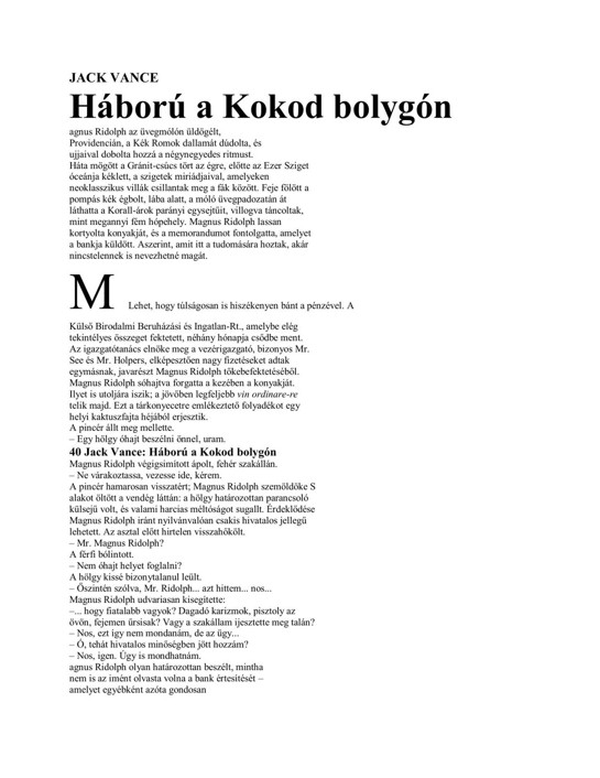 Háború a Kokod bolygón